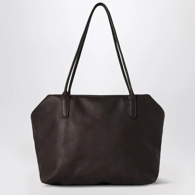 The Row Henri bag brown in grained leather 1