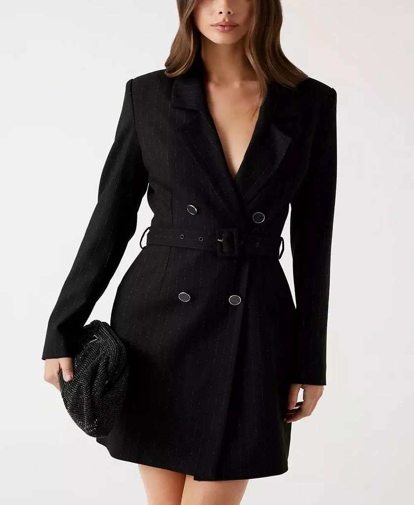 Women's LS Zanita Stripe Long Sleeve Blazer Dress  On Sale Now with Up to  61% Off | Discover Exclusive Deals & Savings at BeyondStyle  Authentic  GUESS dress|women's fashion|dresses with Limited-Time