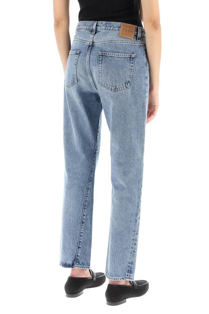 TOTEME twisted seam cropped jeans 3