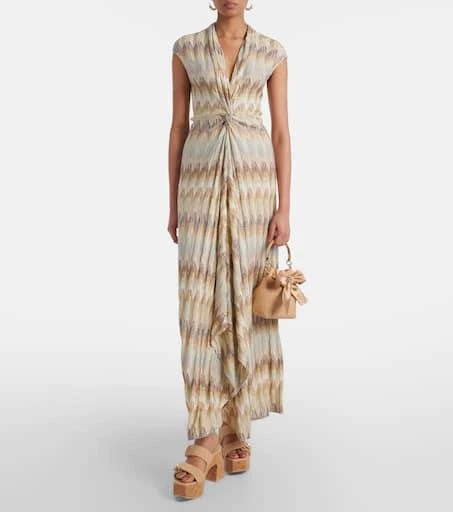 Jimmy Choo Bon Bon raffia bucket bag 5