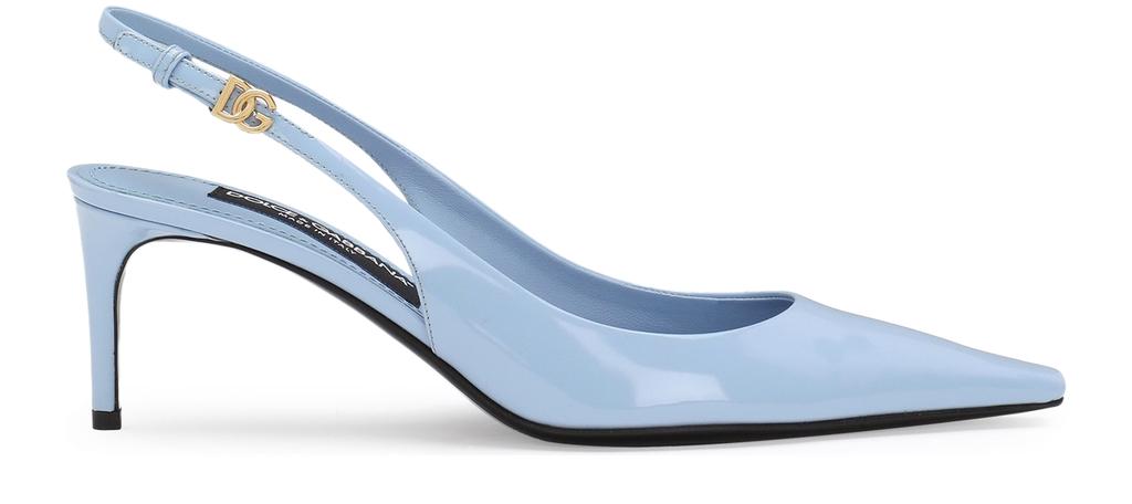Dolce & Gabbana Polished calfskin slingbacks - High Heels