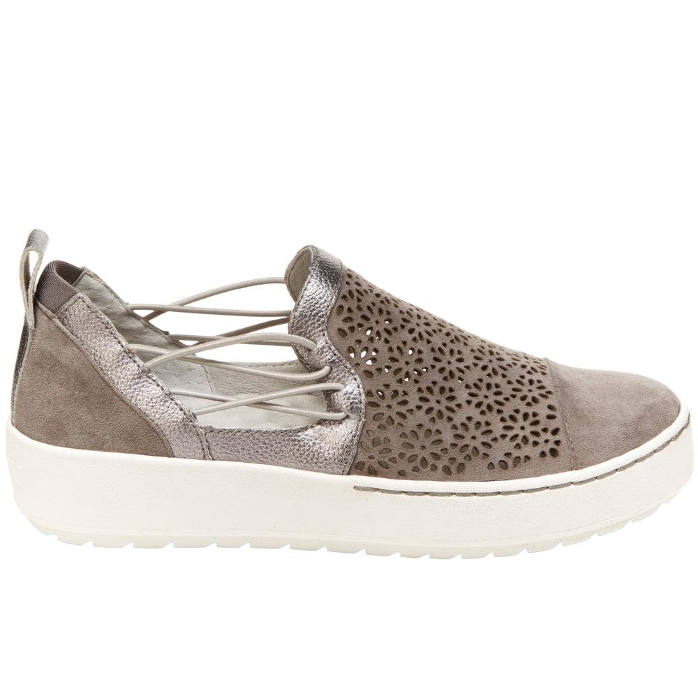 Jambu Erin Floral Cut Out Slip On Sneakers