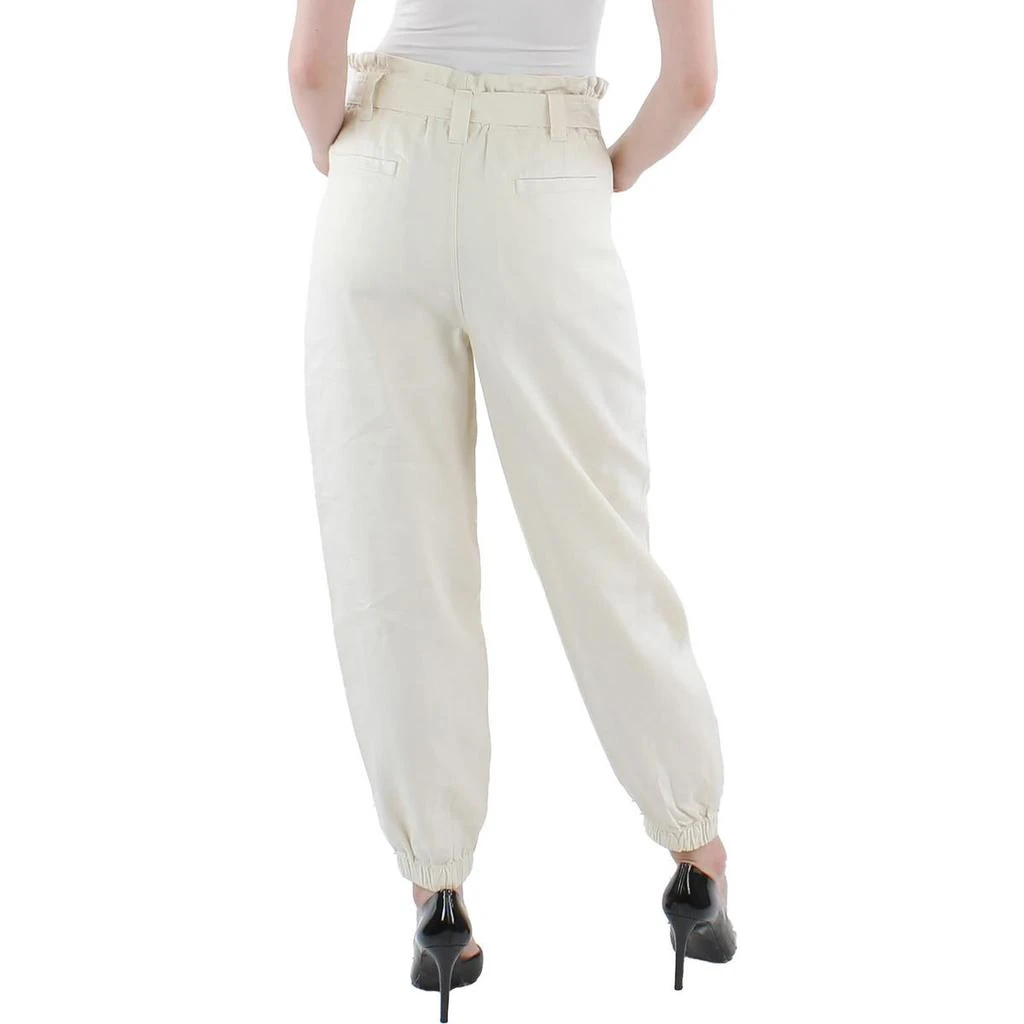 Polo Ralph Lauren Womens Linen Ankle Paperbag Pants 2