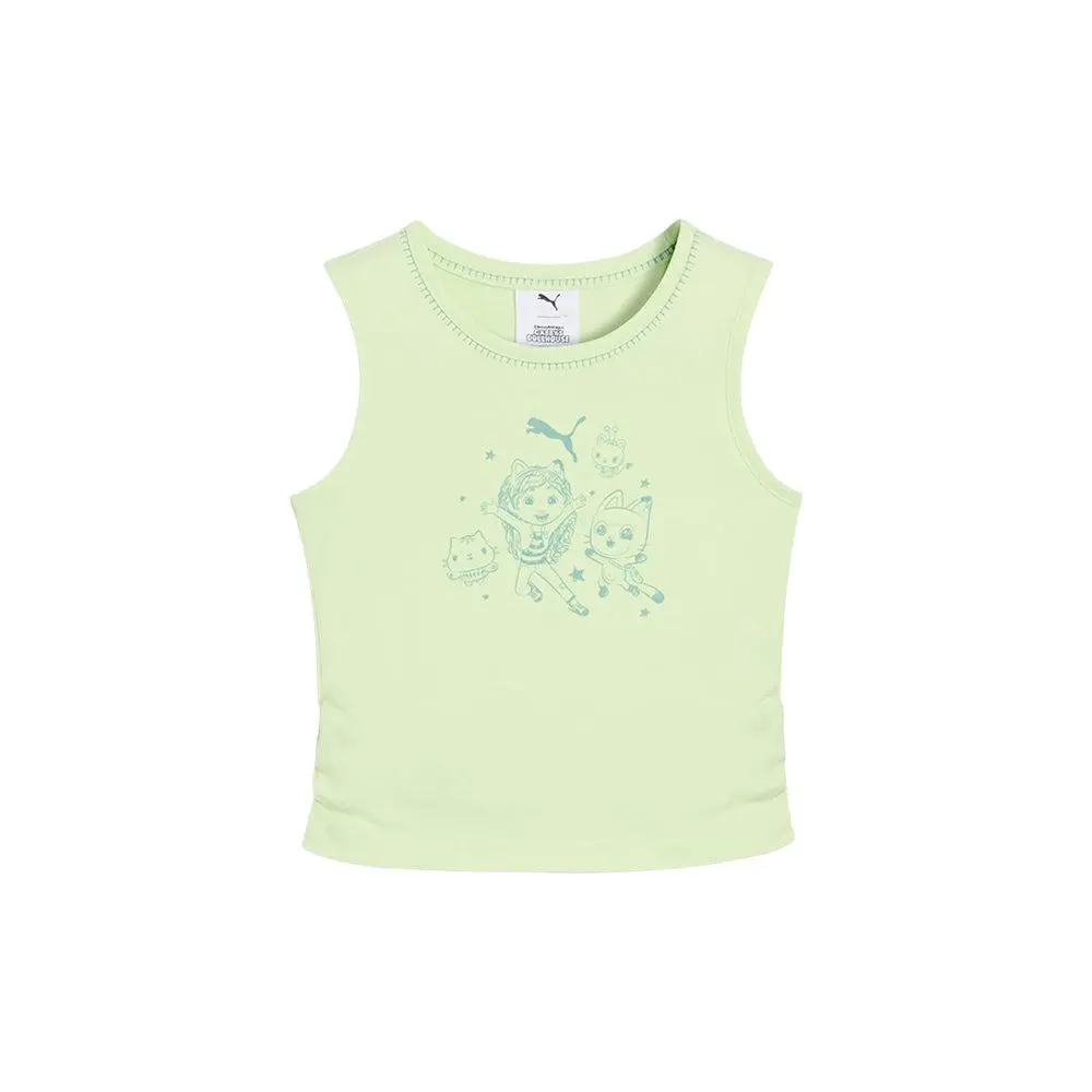 Puma PUMA X GABBYS DOLLHOUSE Graphic Crew Neck Tank Top (Youth)