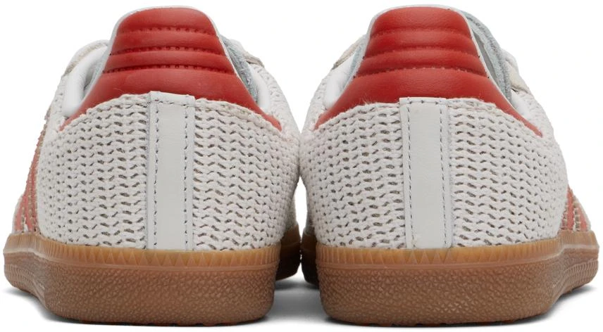Adidas Off-White & Orange Samba OG Sneakers 2