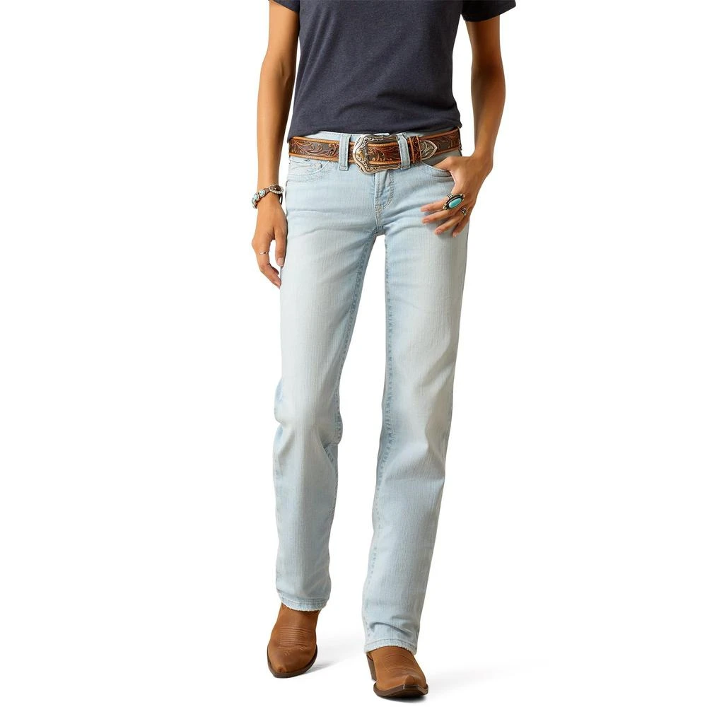 Ariat Low-Rise Zayla Straight Jeans in Claremont 1