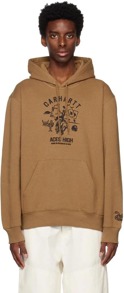 Carhartt Work In Progress Brown Souvenir Valley Hoodie 1