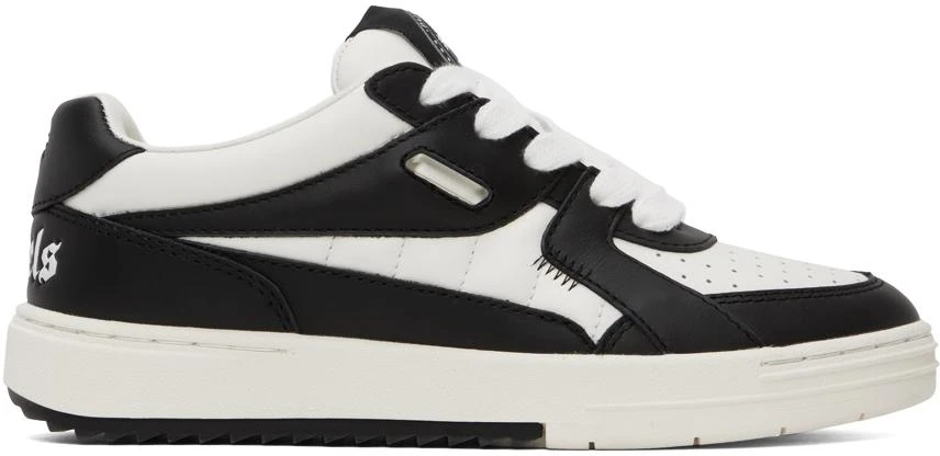Palm Angels Black & White University Sneakers 1