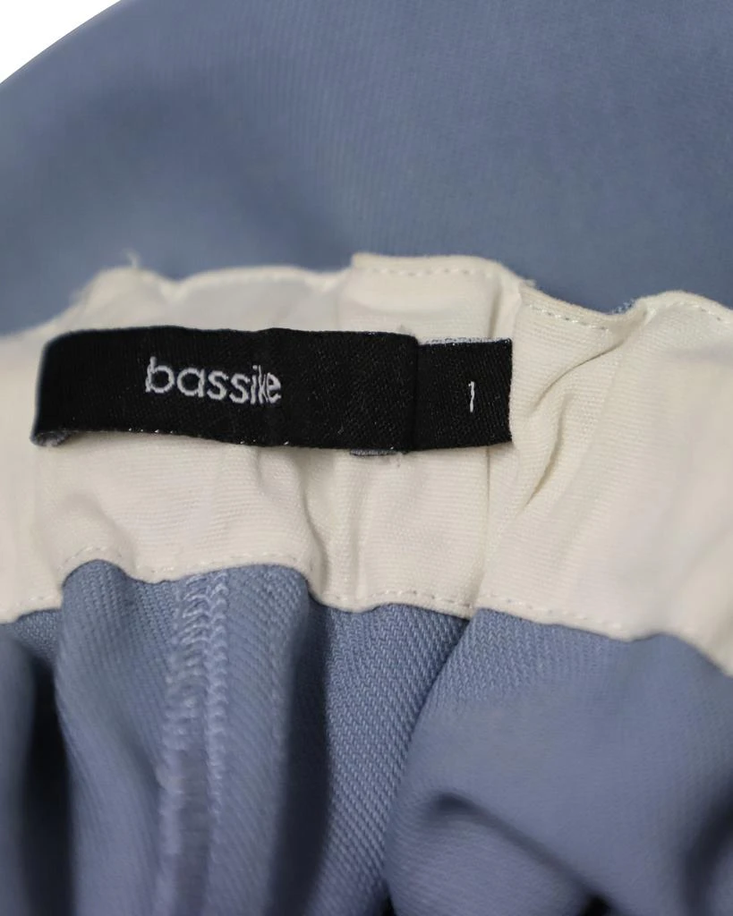 Bassike Bassike Tapered Pants in Blue Viscose 6
