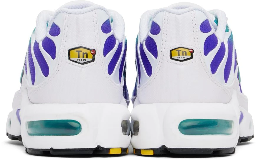 NIKE White & Blue Air Max Plus Sneakers 2