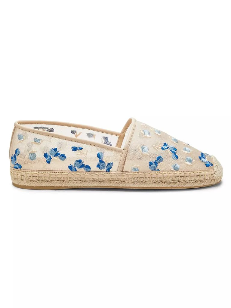 Stuart Weitzman BareItAll Floral-Embroidered Mesh Espadrilles 1