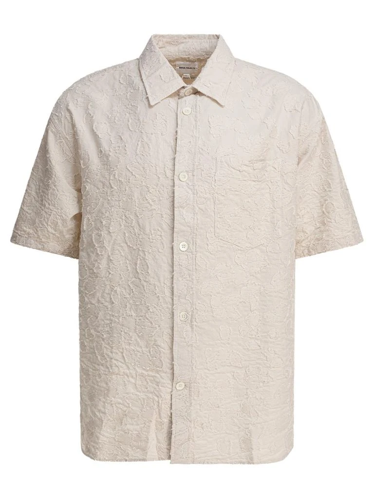 Norse Projects Norse Projects Textured Short Sleeve Shirt 1