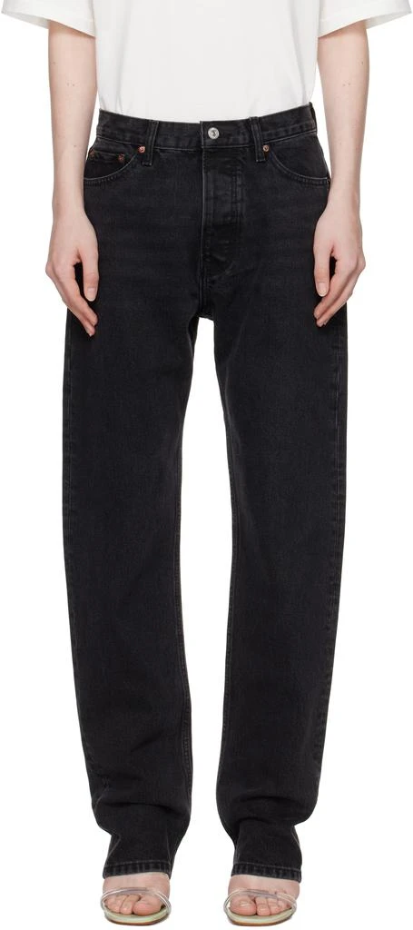 Aya Muse Black Tapered Jeans 1