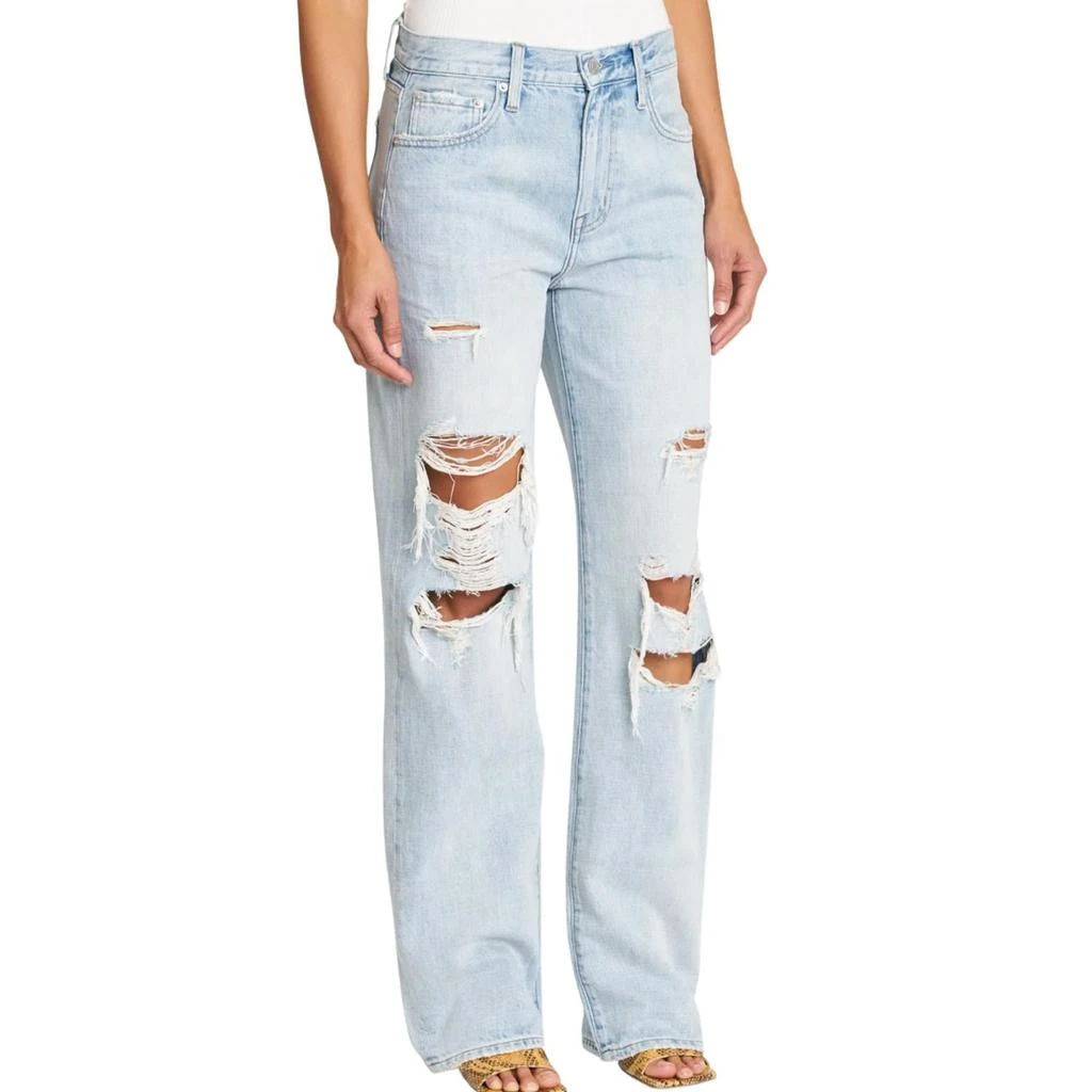 PISTOLA Bobbie Mid Rise Loose Straight Leg Jeans In Encinitas Distressed 2