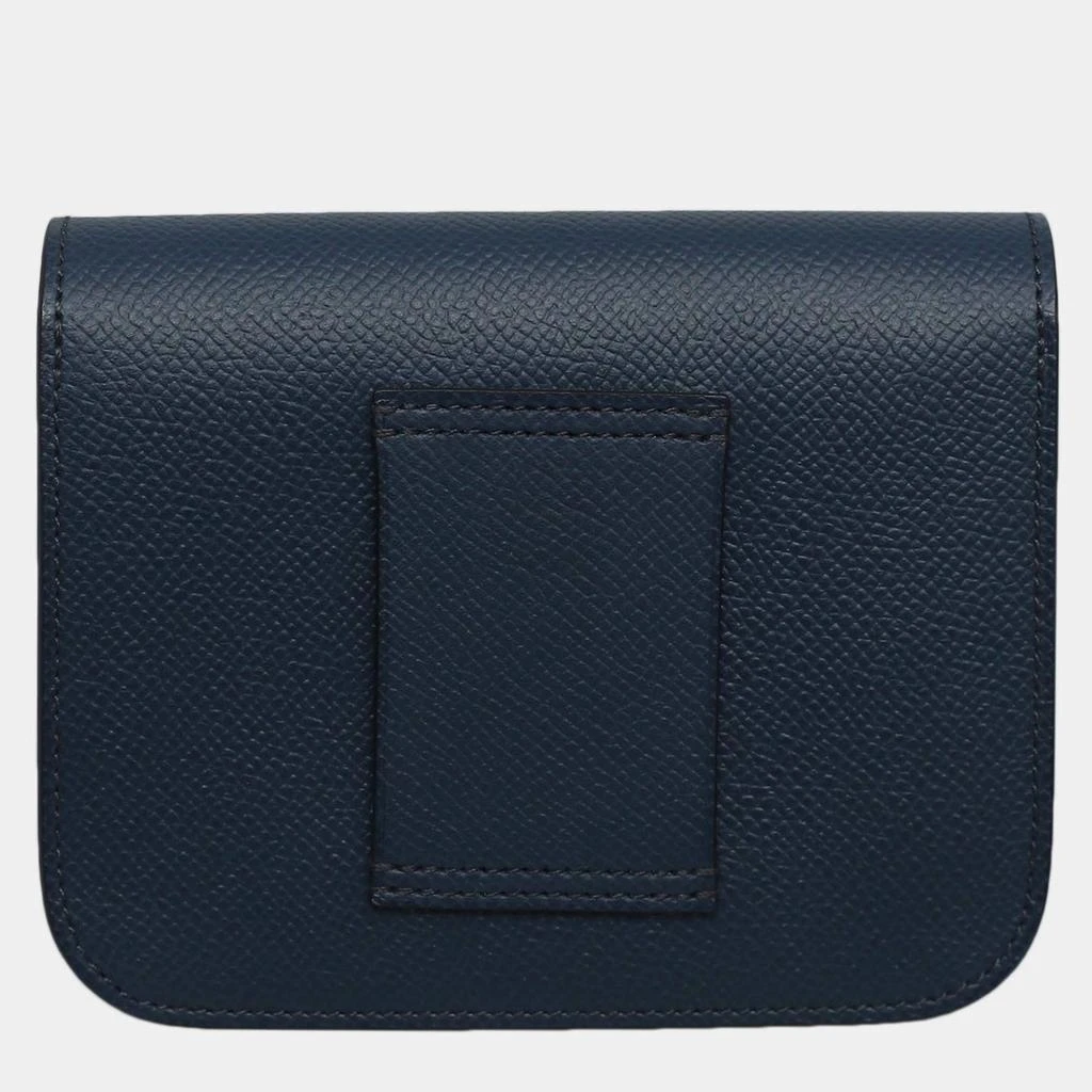Hermes Hermes Blue Epsom Constance Slim Wallet 3