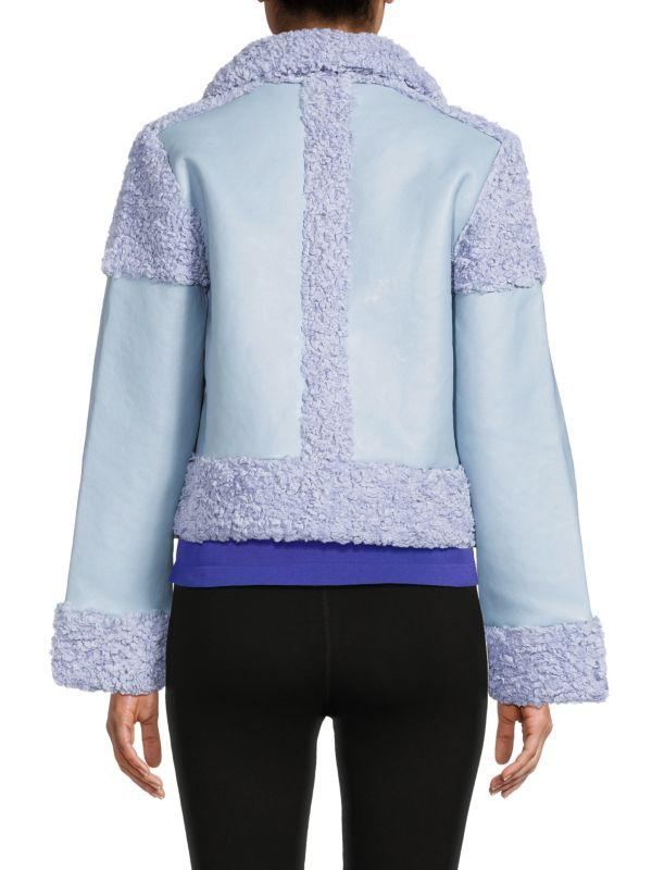Unreal Fur Corfu Faux Fur Trim Jacket