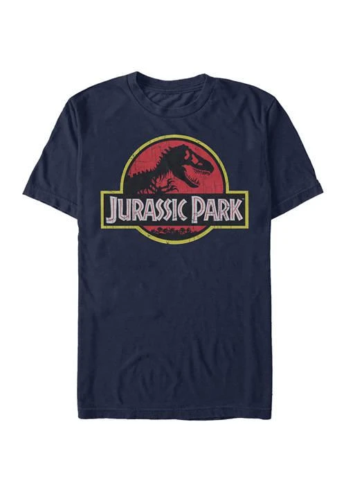 Jurassic Park Park Jurassic Park Logo Graphic T Shirt 1