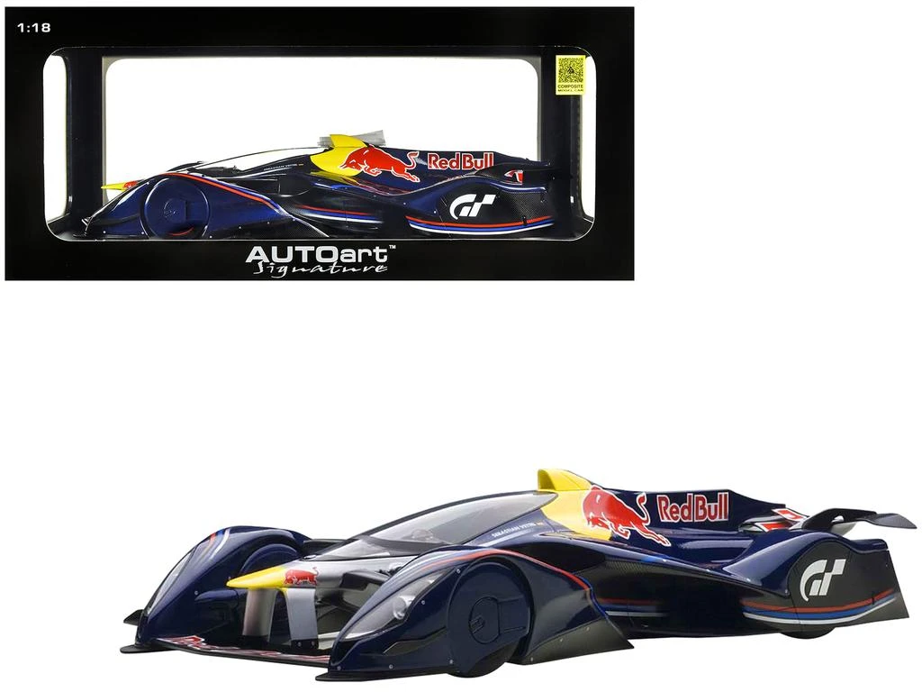 Diecast Model Autoart Red Bull X2014 Fan Car Red Bull Color Sebastian Vettel 1/18 Model Car by Autoart 2