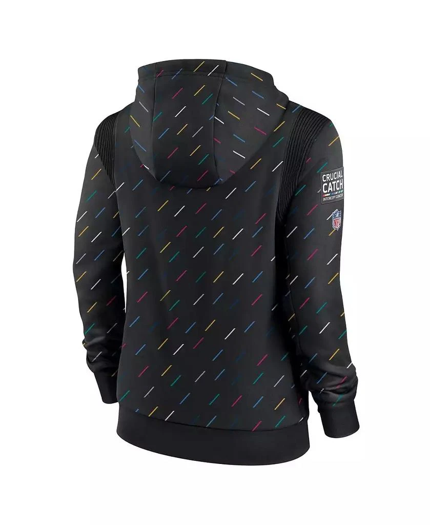 NIKE Women's Anthracite Carolina Panthers NFL Crucial Catch Therma Pullover Hoodie 3