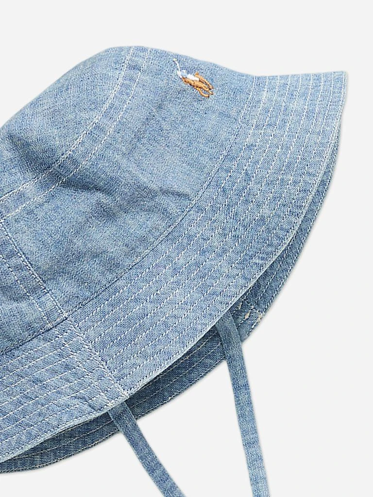 Ralph Lauren Ralph Lauren Baby Boys Chambray Bucket Hat in Blue 2