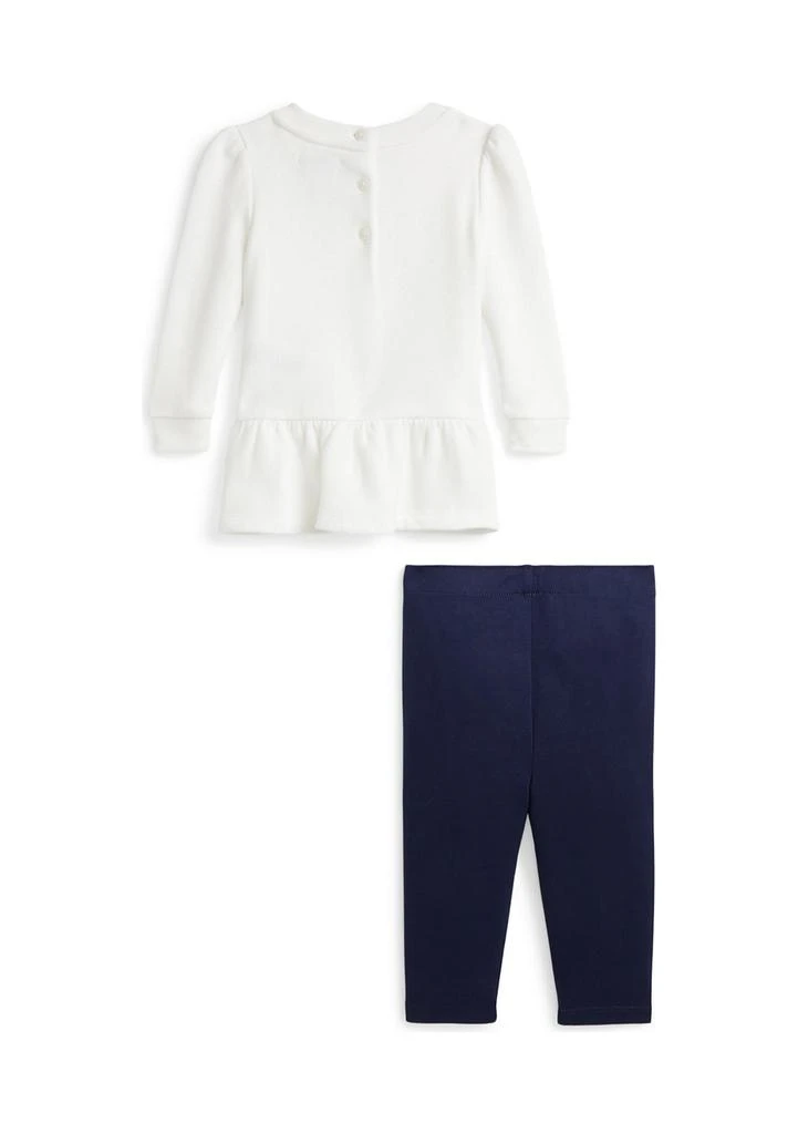 Ralph Lauren Baby Girls Polo Bear Sweatshirt 
Legging Set 2