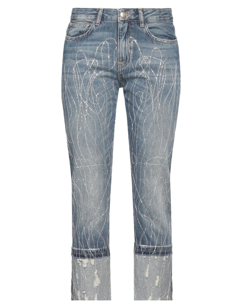 【Blumarine】 Embellished buckle boyfriendジーンズ BLUMARINE Buckle Embellished Boyfriend Jeans - Jeans