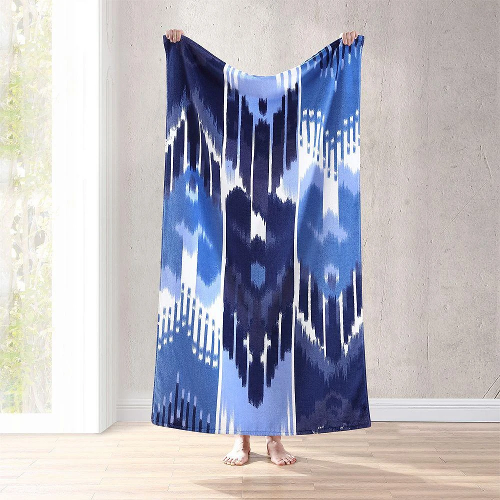 John Robshaw Malda Beach Towel Indigo 3