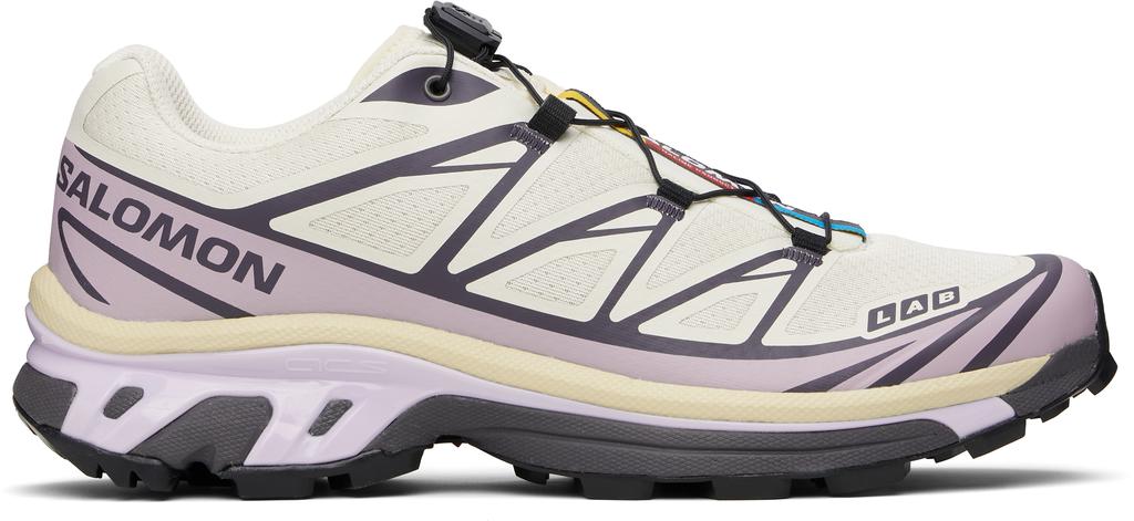 Salomon Sneaker XT-6 White/Vanilla Ice/Plum perfect - Casual Salomon Sneaker XT-6 White/Vanilla Ice/Plum perfect - Casual