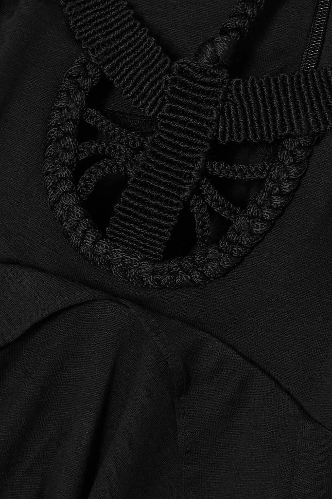 Isabel Marant Danila macramé-trimmed jersey and voile camisole 4