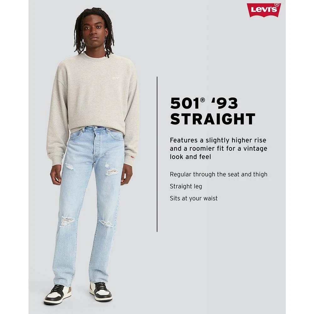 Levi's Men's 501® '93 Vintage-Inspired Straight Fit Jeans 3
