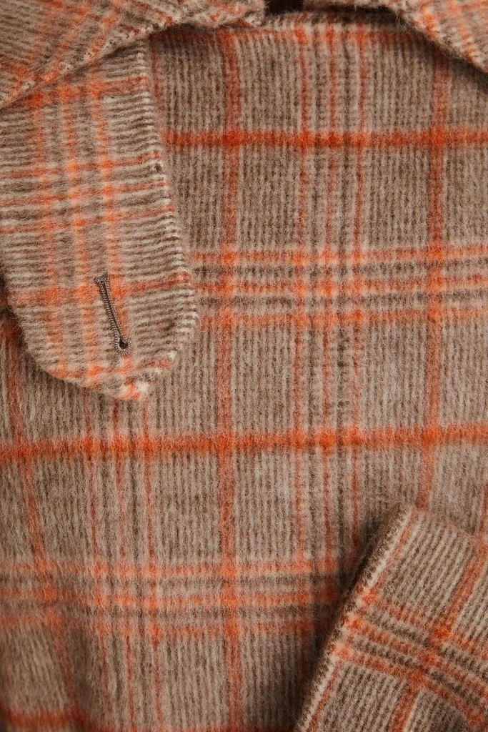 Joseph Checked wool-blend felt coat 4