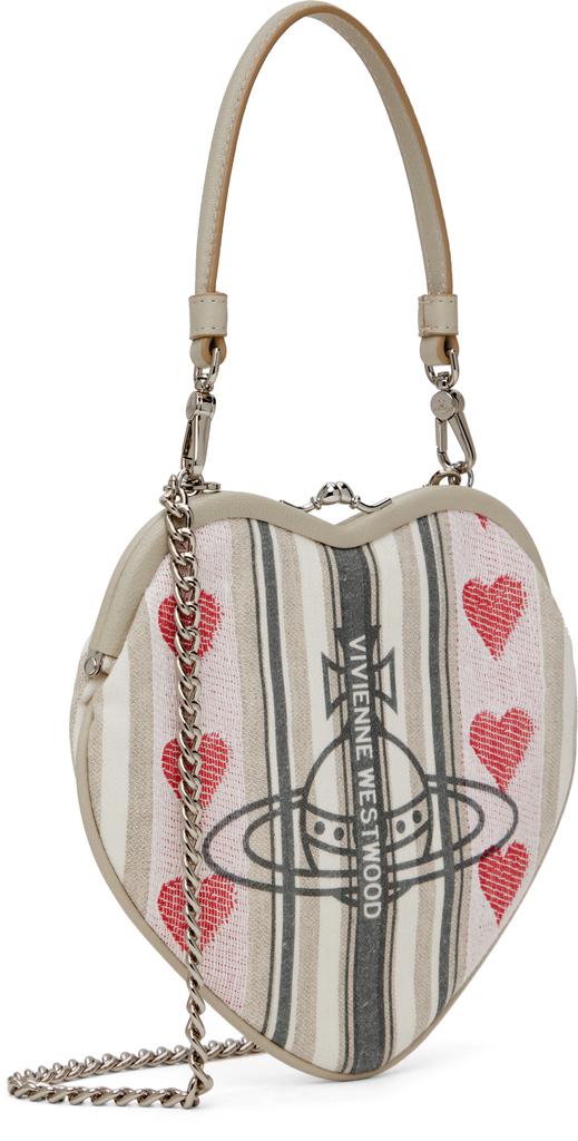 Vivienne Westwood Off-White Belle Heart Frame Bag