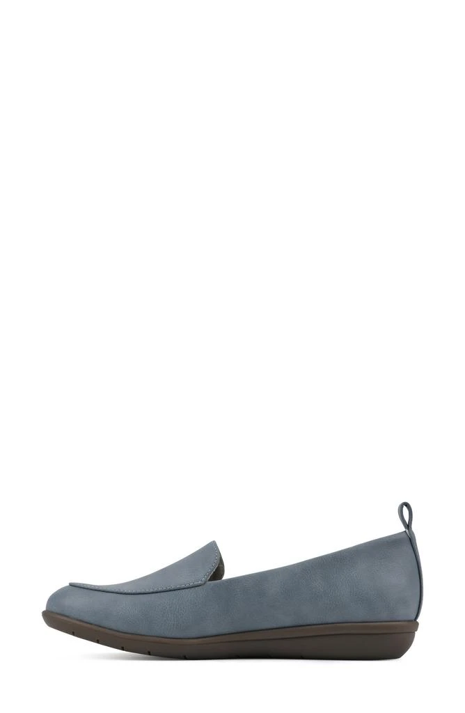 White Mountain Twiggy Moc Toe Flat 7