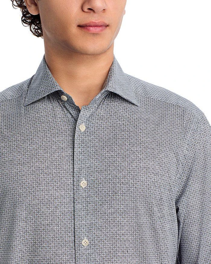 Jack Victor Bruce Cotton Blend Printed Button Down Shirt 6