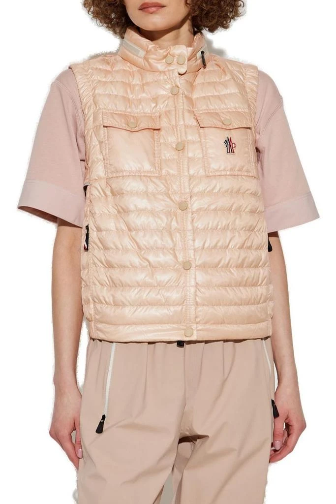 Moncler Moncler Grenoble Logo Patch Padded Gilet 2