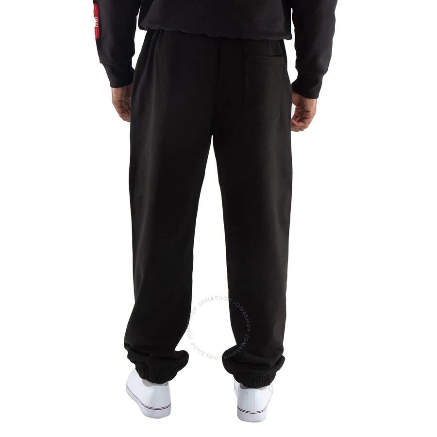 Kenzo Paris Logo Patch Cotton Joggers In Black 3