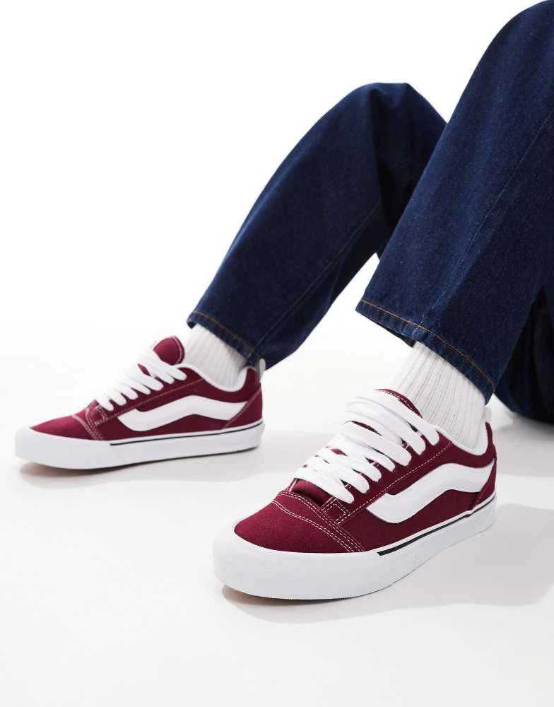 Vans Vans Knu skool trainers in red 1