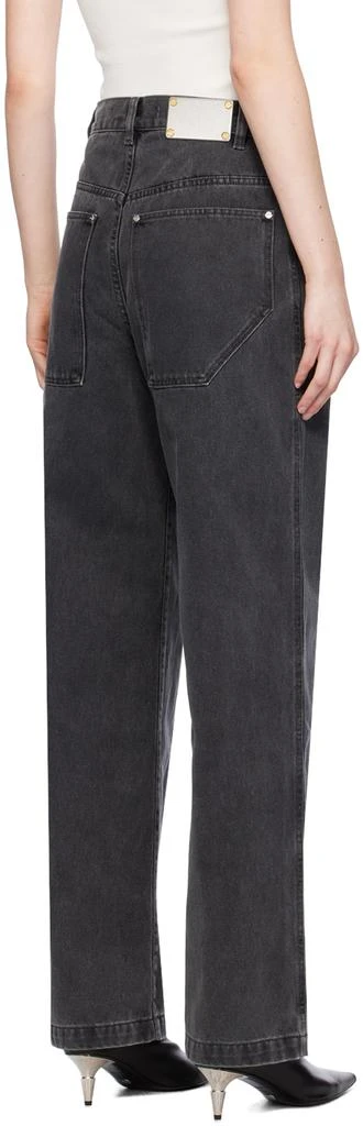 Dion Lee Black Slouchy Darted Jeans 3