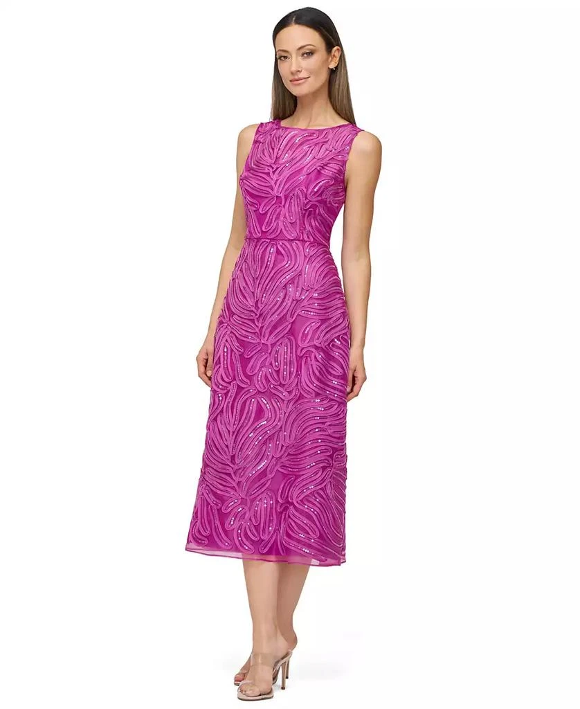 JS Collections Women's Embellished A-Line Dress 4