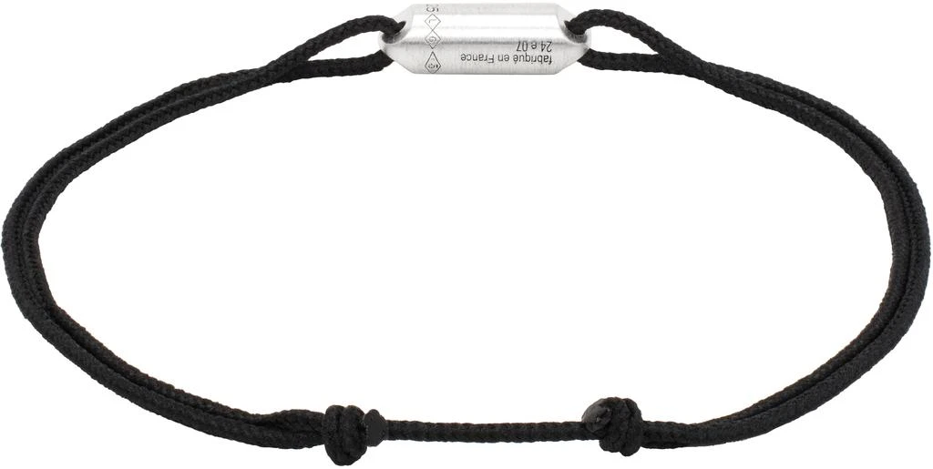 Le Gramme Black Cord 'Le Segment Le 3g' Bracelet 2