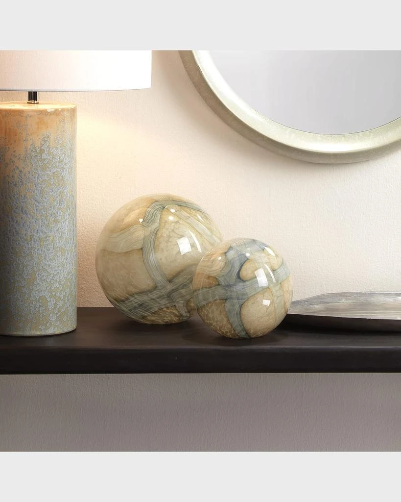 Jamie Young Cosmos Glass Balls, Set of 2 2