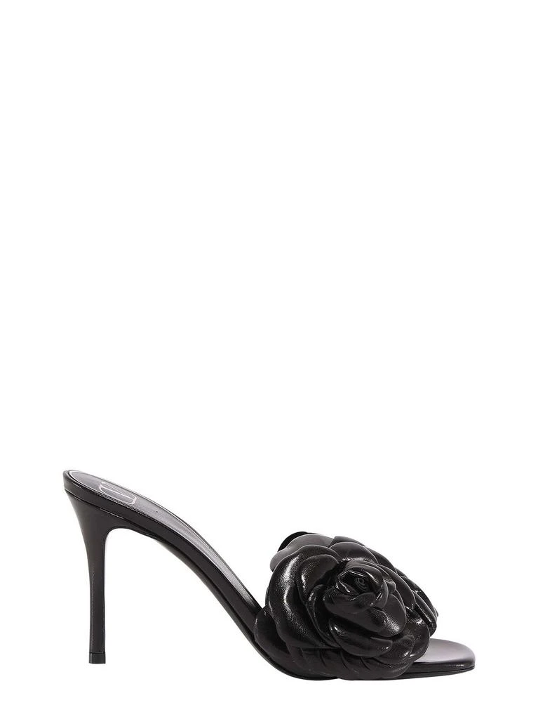 Valentino Valentino Floral Detailed Open Toe Mules 1