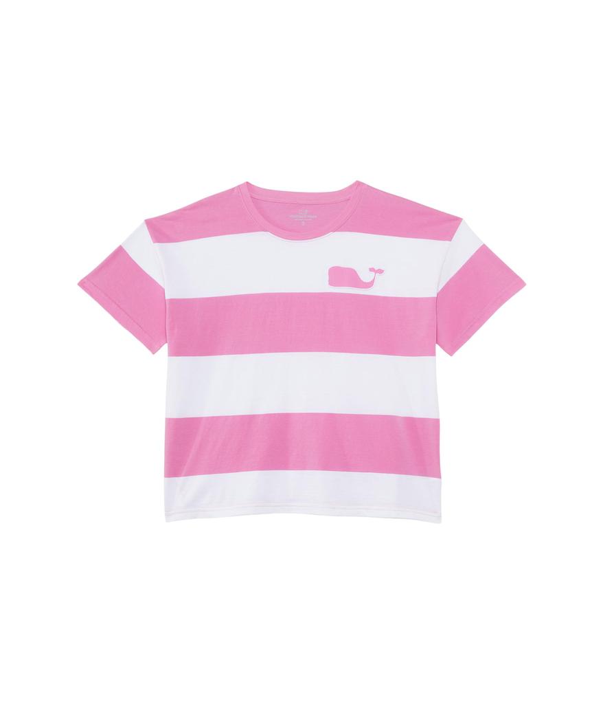 Vineyard Vines Boxy Whale Patch Tee (Toddler/Big Kids)