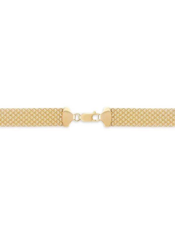 Saks Fifth Avenue 14K Yellow Gold Bismark Chain Necklace/18" 2