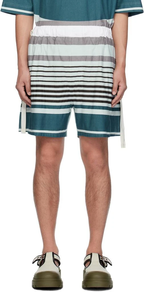 Craig Green Blue Wave Shorts 1