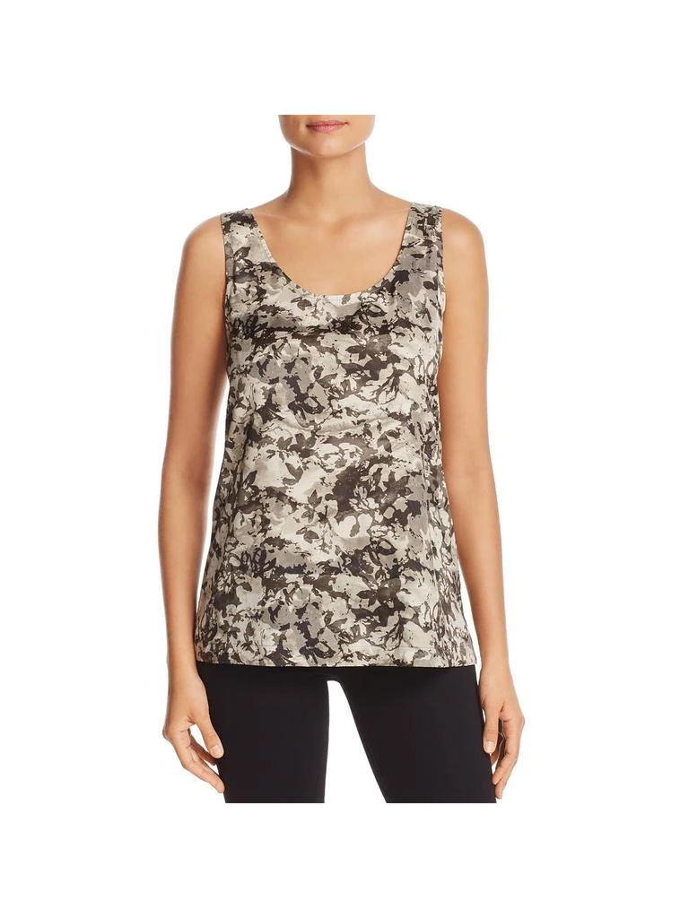 Kenneth Cole Womens Camouflage Scoop Neck Tank Top 1