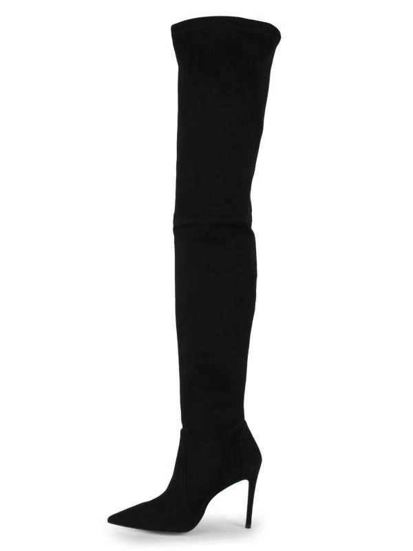 Stuart Weitzman Ultra Stretch Suede Stiletto Thigh High Boots 4