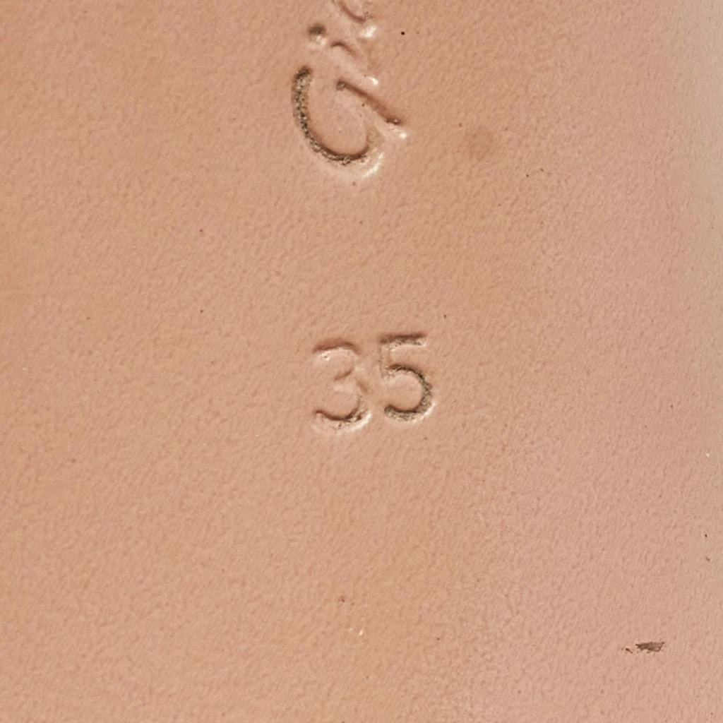 Gianvito Rossi Gianvito Rossi Beige Leather Portofino Ankle Strap Sandals Size 35 8