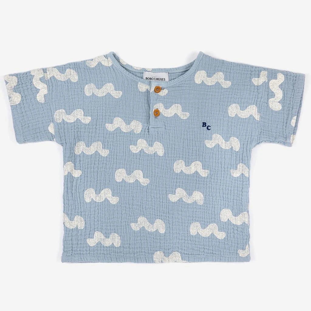BOBO CHOSES Bobo Choses Babys' Cotton-Blend Cloqué T-Shirt 1