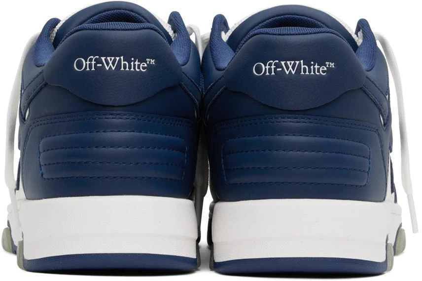 Off-White White & Blue Out Of Office Sneakers 2